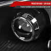 2001-2003 Honda Civic Projector Headlights w/ H1 Bulbs (Matte Black Housing/Clear Lens)