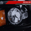 2005-2007 Dodge Dakota Dual Halo Projector Headlights (Glossy Black Housing/Smoke Lens)