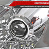 2005-2010 Pontiac G6 Projector Headlights w/ LED Light Strip (Chrome Housing/Clear Lens)