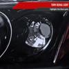 2000-2003 Nissan Sentra Dual Halo Projector Headlights (Glossy Black Housing/Smoke Lens)