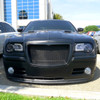 2005-2010 Chrysler 300 Projector Headlights w/ LED Light Strip (Glossy Black Housing/Smoke Lens)