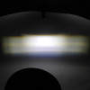 Universal 7" Round Cree LED Blue Rim Halo Projector Headlight - 1PC (Matte Black Housing/Clear Lens)