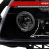 2006-2009 Ford Fusion Dual Halo Projector Headlights (Glossy Black Housing/Smoked Lens)