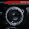 2005-2012 Nissan Xterra Dual Halo Projector Headlights (Glossy Black Housing/Smoke Lens)
