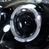 2003-2005 Dodge Neon Dual Halo Projector Headlights (Glossy Black Housing/Smoke Lens)