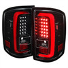 2014-2018 GMC Sierra 1500/2500HD/3500HD LED Tail Lights (Jet Black Housing/Clear Lens)