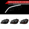 2006-2008 Mercedes Benz W164 ML Class LED Bar Projector Headlights w/ Sequential Turn Signal Lights (Jet Black Housing/Clear Lens)