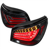 2004-2007 BMW E60 5 Series Sedan LED Tail Lights (Black Housing/Clear Lens)