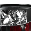 2007-2014 Chevrolet Silverado V2 LED Tail Lights (Matte Black Housing/Clear Lens)