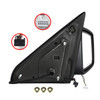 2013-2019 Dodge RAM Chrome Power Adjustable, Heated Side Mirror w/ LED Turn Signal & Puddle Light - Passenger Side Only