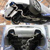 2009-2014 Hyundai Genesis Coupe 2.0T T-304 Stainless Steel Catback Exhaust System w/ Burnt Tip