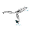 2003-2009 Nissan 350Z Dual Catback Exhaust System (Rolled Tip)