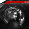 2005-2010 Pontiac G6 Projector Headlights w/ LED Light Strip (Matte Black Housing/Clear Lens)