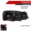 2005-2010 Pontiac G6 Projector Headlights w/ LED Light Strip (Matte Black Housing/Clear Lens)