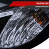 2008-2014 Subaru Impreza WRX/ 2008-2011 Outback Sport LED Bar Projector Headlights (Glossy Black Housing/Smoke Lens)