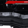 2008-2015 Mitsubishi Lancer EVO Projector Headlights w/ SMD LED Light Strip (Glossy Black Housing/Smoke Lens)
