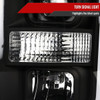 2008-2010 Ford F-250 F-350 F-450 LED C-Bar Projector Headlight (Matte Black Housing/Clear Lens)