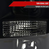 2008-2010 Ford F-250 F-350 F-450 LED C-Bar Projector Headlight (Black Housing/Smoke Lens)