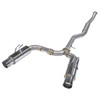 2008-2015 Mitsubishi Lancer EVO X/EVO 10 T-304 Stainless Steel N1 Style Dual Catback Exhaust System