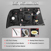 2002-2005 Ford Explorer Dual Halo Projector Headlights (Matte Black Housing/Clear Lens)