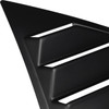 2008-2020 Dodge Challenger Matte Black Polypropylene Window Louvers