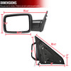 2009-2012 Dodge RAM Chrome Power Adjustable & Heated Side Mirror w/ LED Turn Signal & Puddle Light - Driver Side Only
