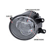 2006-2015 Toyota Lexus SMD LED Projector Fog Lights Kit (Chrome Housing/Clear Lens)