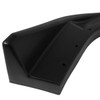 Universal Matte Black Polypropylene Front Bumper Lip Splitters