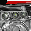 2001-2003 BMW E53 X5 Dual Halo Projector Headlights (Chrome Housing/Clear Lens)