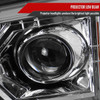 2002-2009 Chevrolet Trailblazer Projector Headlights w/ LED Light Strip (Chrome Housing/Clear Lens)