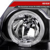 1999-2004 Ford Mustang Dual Halo Projector Headlights (Matte Black Housing/Clear Lens)