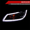 2006-2013 Chevrolet Impala / 2014-2015 Impala Limited / 2006-2007 Monte Carlo LED Bar Projector Headlights (Glossy Black Housing/Smoke Lens)