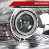 2006-2010 Lexus IS250/IS350 SMD LED Light Strip Projector Headlights (Chrome Housing/Clear Lens)