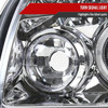 2005-2007 Dodge Magnum Dual Halo Projector Headlights (Chrome Housing/Clear Lens)