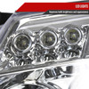 2005-2007 Dodge Magnum Dual Halo Projector Headlights (Chrome Housing/Clear Lens)