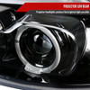 1999-2004 Ford Mustang Dual Halo Projector Headlights (Jet Black Housing/Clear Lens)