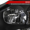 2006-2010 Lexus IS250/IS350 SMD LED Light Strip Projector Headlights w/ LED Turn Signal Lights (Matte Black Housing/Clear Lens)