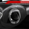 2004-2006 Nissan Sentra Dual Halo Projector Headlights (Matte Black Housing/Clear Lens)