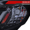 2012-2013 Honda Civic Coupe/ 2012-2015 Civic Sedan LED Bar Projector Headlights (Glossy Black Housing/Smoke Lens)