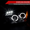 2005-2007 Dodge Magnum Dual Halo Projector Headlights (Matte Black Housing/Clear Lens)