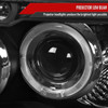 1999-2004 Jeep Grand Cherokee Dual Halo Projector Headlights (Matte Black Housing/Clear Lens)