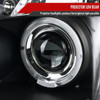 2005-2010 Chevrolet Cobalt Pontiac G5/Pursuit Dual Halo Projector Headlights (Matte Black Housing/Clear Lens)