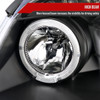 2005-2010 Chevrolet Cobalt Pontiac G5/Pursuit Dual Halo Projector Headlights (Matte Black Housing/Clear Lens)