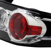 2003-2005 Honda Accord Sedan Tail Lights (Matte Black Housing/Clear Lens)