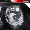 2006-2011 Honda Civic Coupe Factory Style Crystal Headlights (Matte Black Housing/Clear Lens)