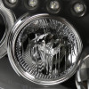 2008-2010 Scion xB Single Halo Projector Headlights (Matte Black Housing/Clear Lens)