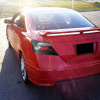 2006-2011 Honda Civic Coupe Tail Lights (Matte Black Housing/Clear Lens)