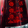 2007-2012 Chevrolet Avalanche LED Tail Lights (Chrome Housing/Red Lens)