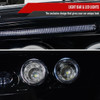2005-2010 Dodge Charger Dual Halo Projector Headlights (Glossy Black Housing/Smoke Lens)