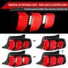 2010-2012 Ford Mustang Sequential LED Tail Lights (Jet Black Housing/Clear Lens)